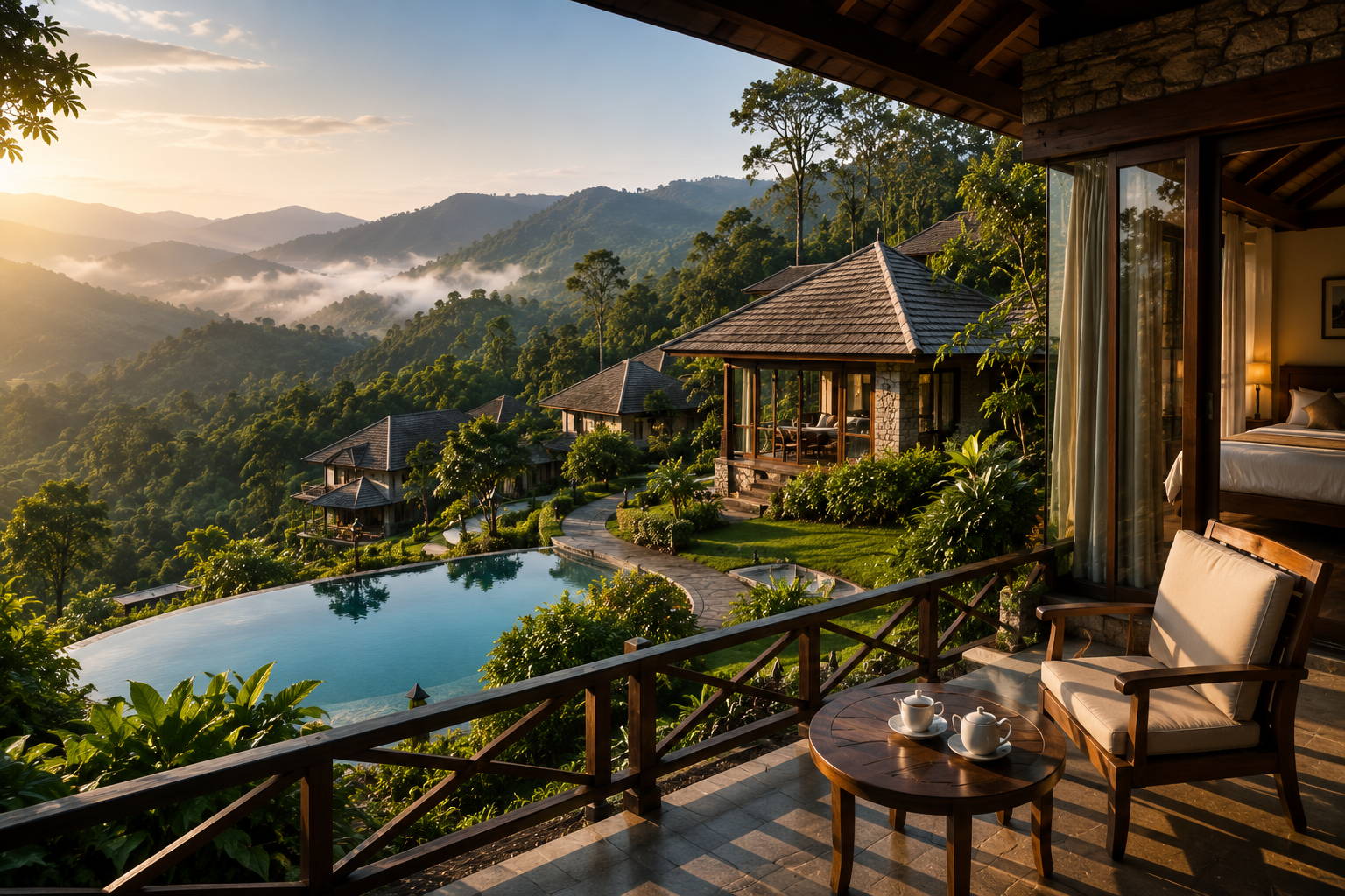 Wayanad resort and homestay booking service alongside our taxi service