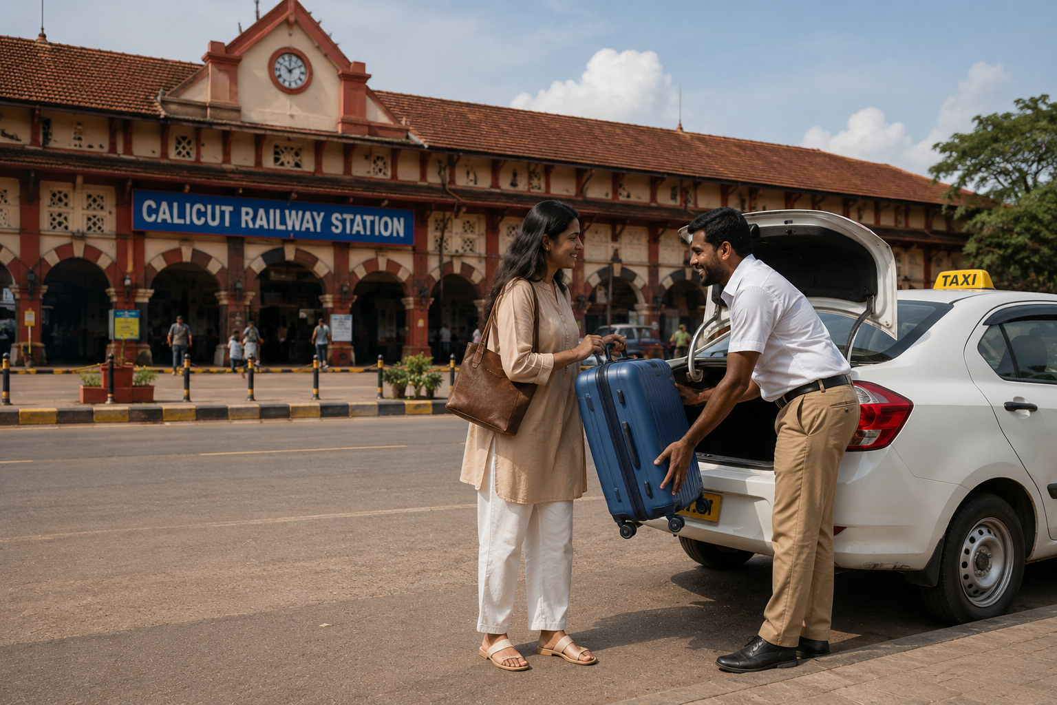 Wayanad railway station taxi service for pickup and drop from Kozhikode and Kannur stations